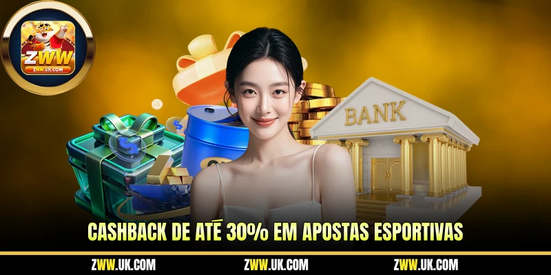 Cashback de até 30% em apostas esportivas