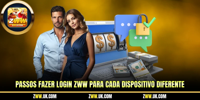 Passos Fazer Login ZWW Para Cada Dispositivo Diferente